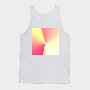 yellow pink white abstract texture Tank Top